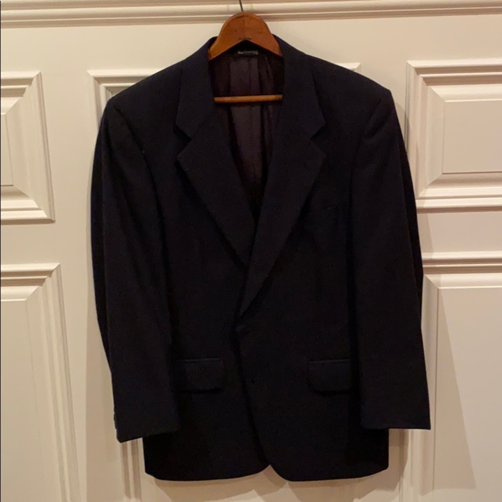 Burberry’s Black Wool Sports Jacket - 41 regular